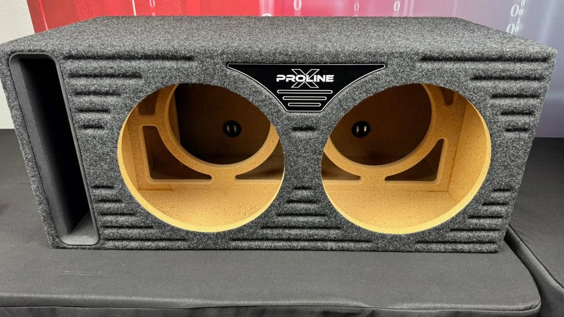 Proline X Performance Optimized Dual 12 inch Ported Box - Proline X Subwoofer Enclosures for car audio systems