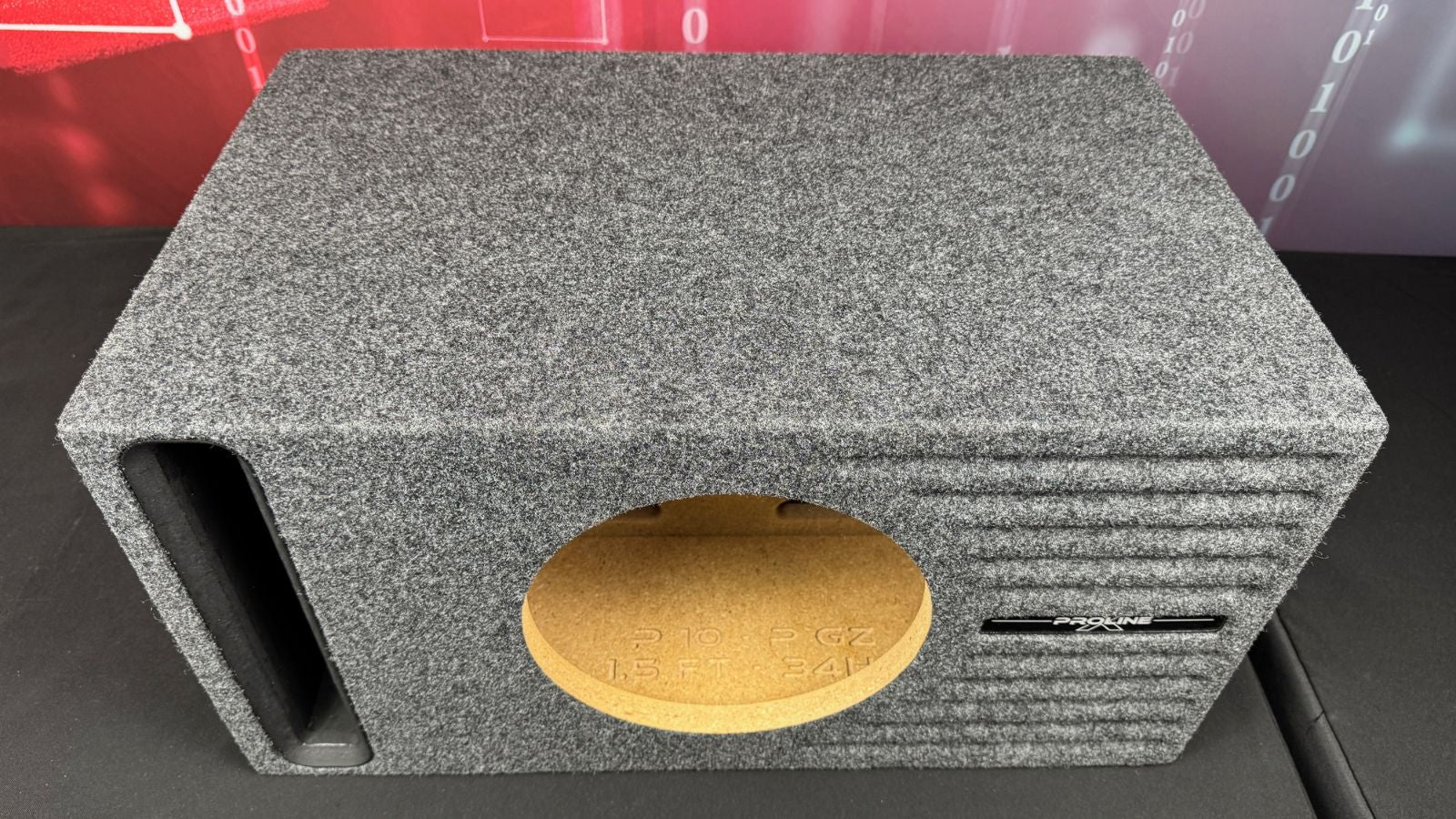 Proline X Performance Optimized Single 10 inch Ported Box - Proline X Subwoofer Enclosures for car audio systems