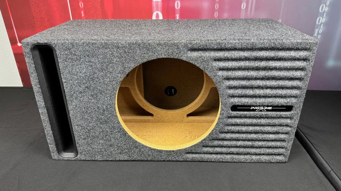 Proline X Performance Optimized Single 12 inch Ported Box - Proline X Subwoofer Enclosures for car audio systems