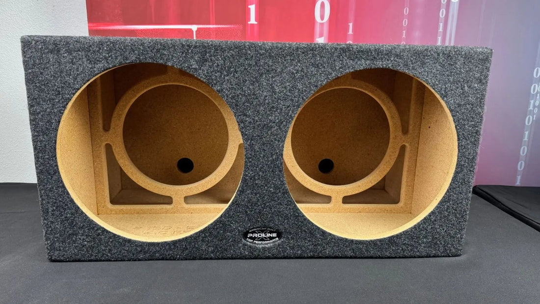 Proline X Performance P15D - S Sealed Enclosure for Dual 15" Subwoofers - Proline X Subwoofer Enclosures for car audio systems