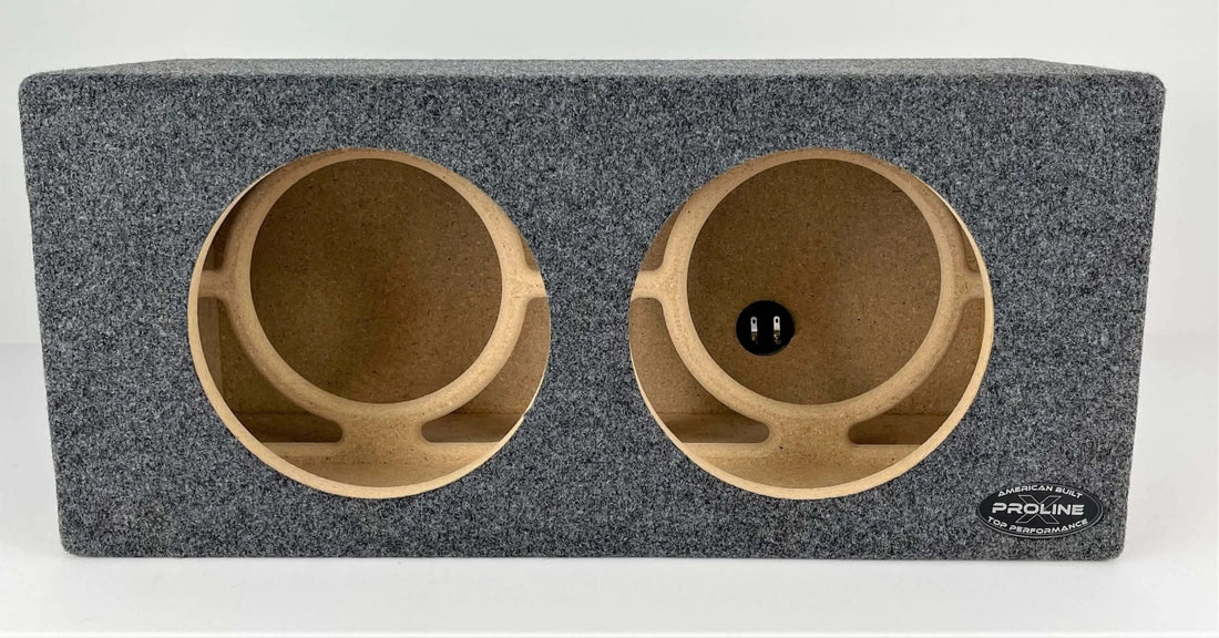 ProLine X Subwoofer Enclosures ProLine X Performance Series Double 10" Sealed Enclosure
