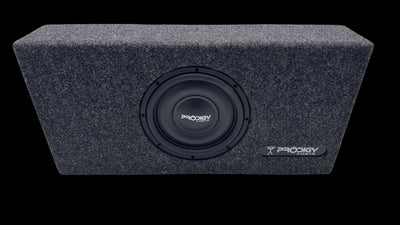 Proline - X Sealed 10" Enclosure – Loaded with Prodigy Audio NB3 - Proline X Subwoofer Enclosures for car audio systems