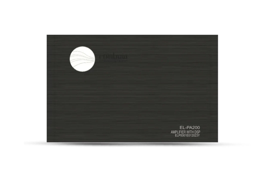 Rainbow EL - PA200 6 Channel DSP with 4 Channel Amplifier - Rainbow DSP for car audio systems