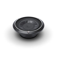 Rockford Fosgate P3S 10 from a low front angle with the trim ring fitted