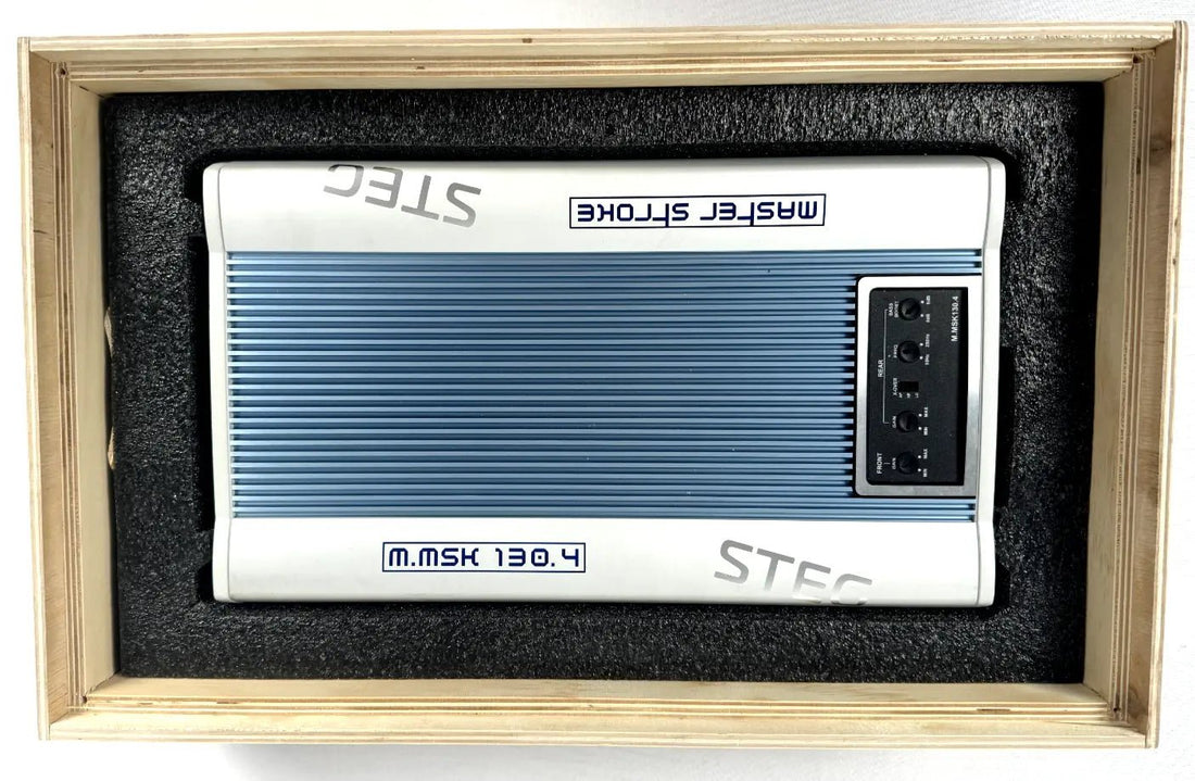 STEG M.MSK 130.4 Master Stroke 4 Channel Class D Amplifier with Wood Box|Steg|Audio Intensity