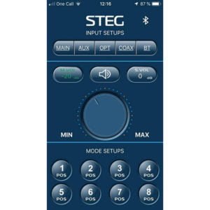 Steg SDSP6 6 - Channel DSP Amplifier - High - End Digital Signal Processor with Built - In Class D Amplification - Steg DSP for car audio systems