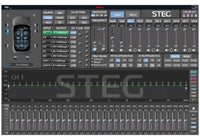 Steg SDSP6 6 - Channel DSP Amplifier - High - End Digital Signal Processor with Built - In Class D Amplification - Steg DSP for car audio systems
