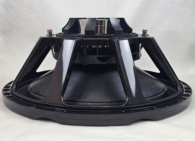 Stereo Integrity HFS-24 side profile of the shallow basket and motor