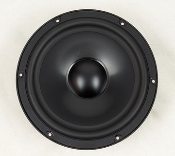 Stereo Integrity TM8 8 inch midbass, front view of the cone and dust cap