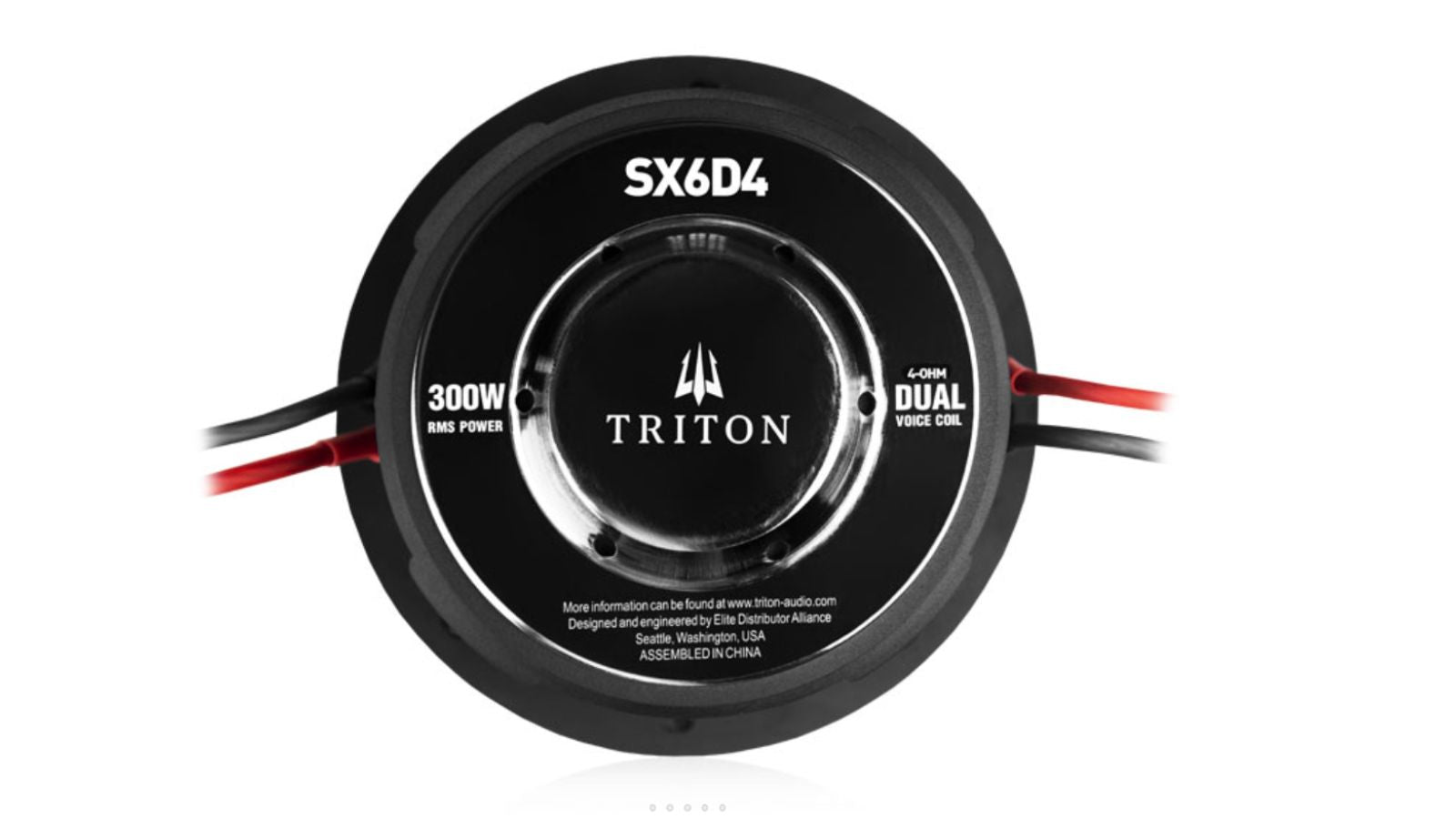 Triton SX6D4 6.5" Dual 4-Ohm Subwoofer Triton