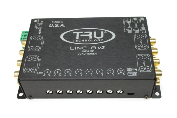 Tru Technology 8ch Class A/B Line Amp Conditioner - alternate view