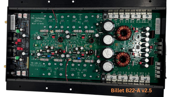 TRU Technology Billet B22-A v2.5 - 2-Channel Class A Amplifier - alternate view