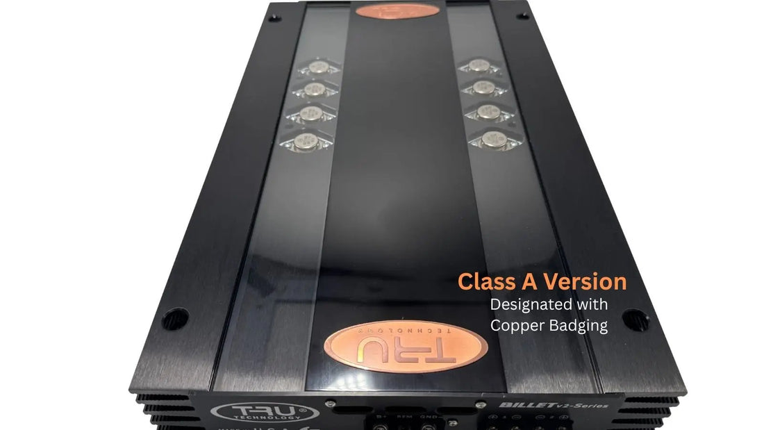 TRU Technology Billet B22 - A v2.5 - 2 - Channel Class A Amplifier - Tru Technology Amplifier for car audio systems