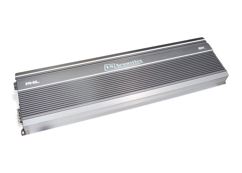 US Acoustics Phil 8000w Monoblock Amplifier - US Acoustics Amplifier for car audio systems