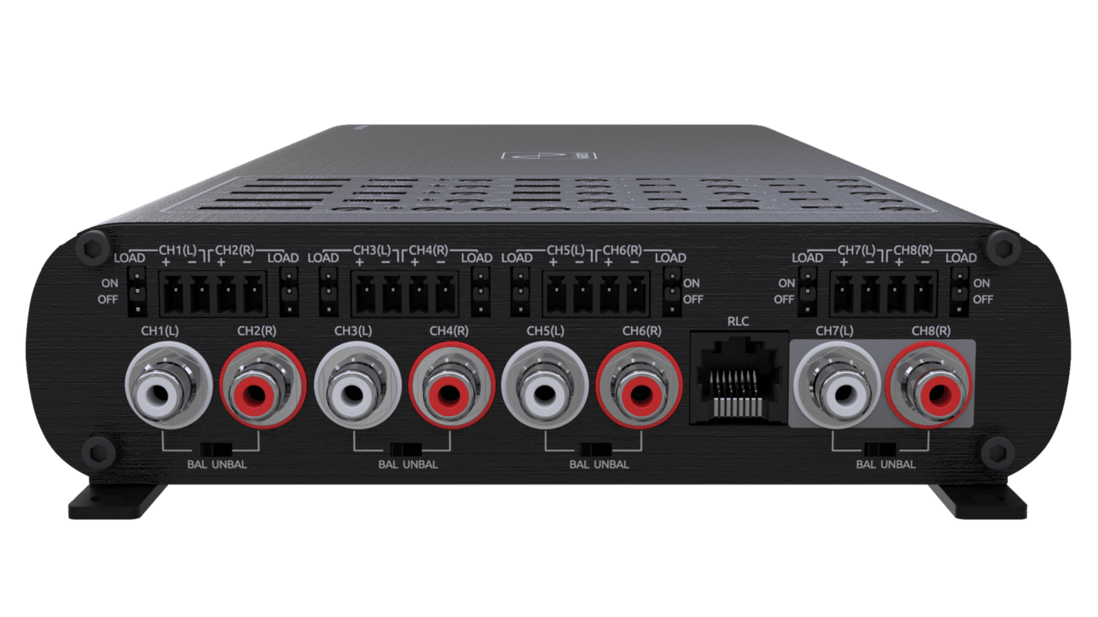 Wavtech link1400.8plus 1400 Watt 8 - Channel Amplifier - Wavtech Amplifier for car audio systems