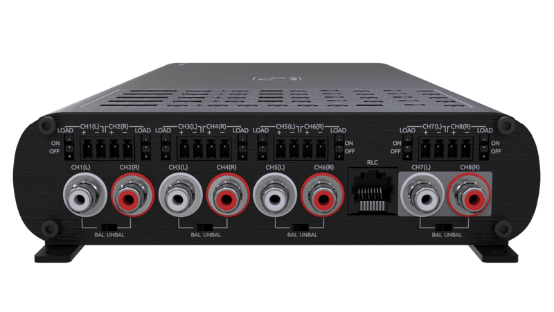 Wavtech link1400.8plus 1400 Watt 8 - Channel Amplifier - Wavtech Amplifier for car audio systems