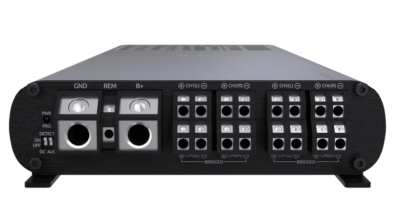 Wavtech link1400.8plus 1400 Watt 8 - Channel Amplifier - Wavtech Amplifier for car audio systems