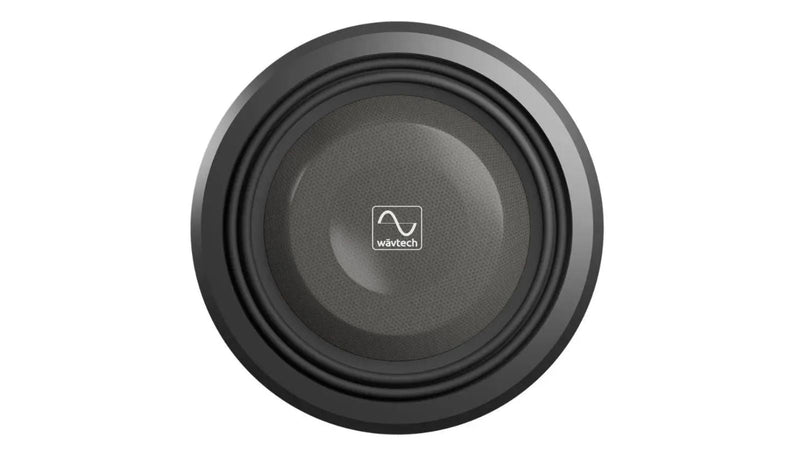 Black speaker cone with Wintech logo on a white background
