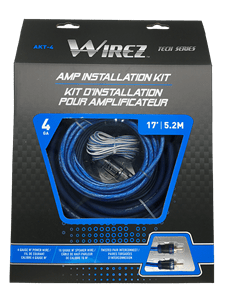 Wirez AKT - 4 4 - gauge amplifier installation kit|Wirez|Audio Intensity