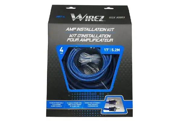 Wirez OFC Amp Kits - Tech Series 4G & 8G Complete Installation Solutions