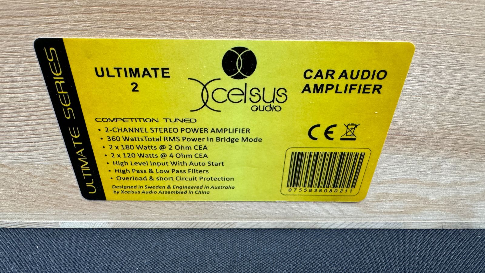 Xcelsus Ultimate 2 Amplifier | Competition Level 2 Channel Amplifier - Xcelsus Amplifier for car audio systems