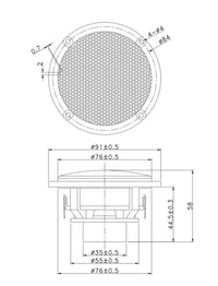 Xcelsus XXM325 – Competition Series 3 inch Midrange Driver|Xcelsus|Audio Intensity