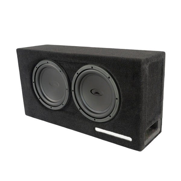 Audiomobile Dual 10 inch Ported Subwoofer Enclosure - alternate view