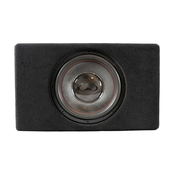 Audiomobile Encore 15 inch Sealed Down Firing Subwoofer Enclosure - alternate view