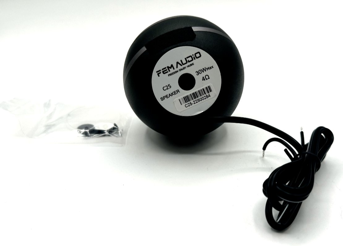 FEM AUDIO C25 Orb Speaker - Wide Range Speaker enclosed speaker|FEM Audio|Audio Intensity