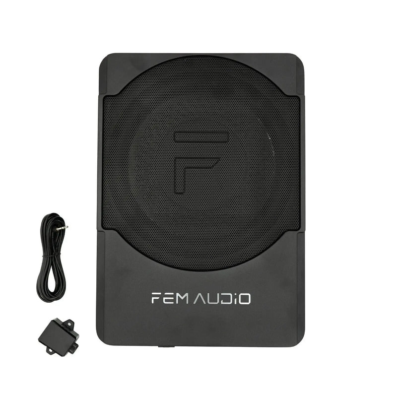 FEM AUDIO USS - F10 10" Active Subwoofer, under seat subwoofer w/ bass knob!|FEM Audio|Audio Intensity