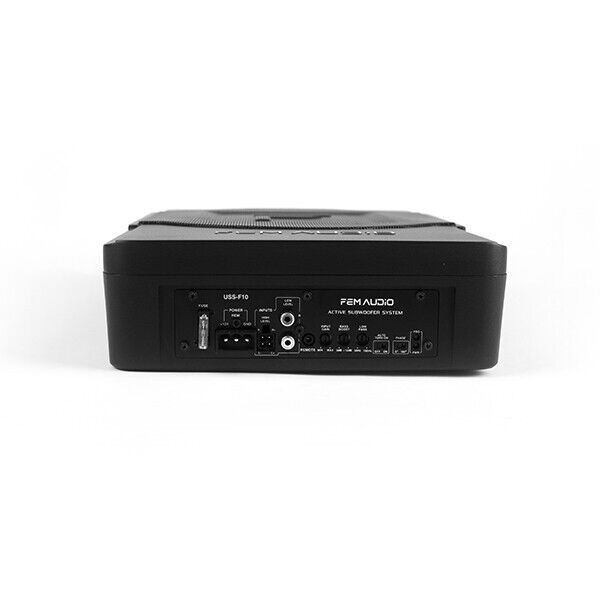 FEM AUDIO USS-F10 10" Active Subwoofer, under seat subwoofer w/ bass knob!|FEM Audio|Audio Intensity