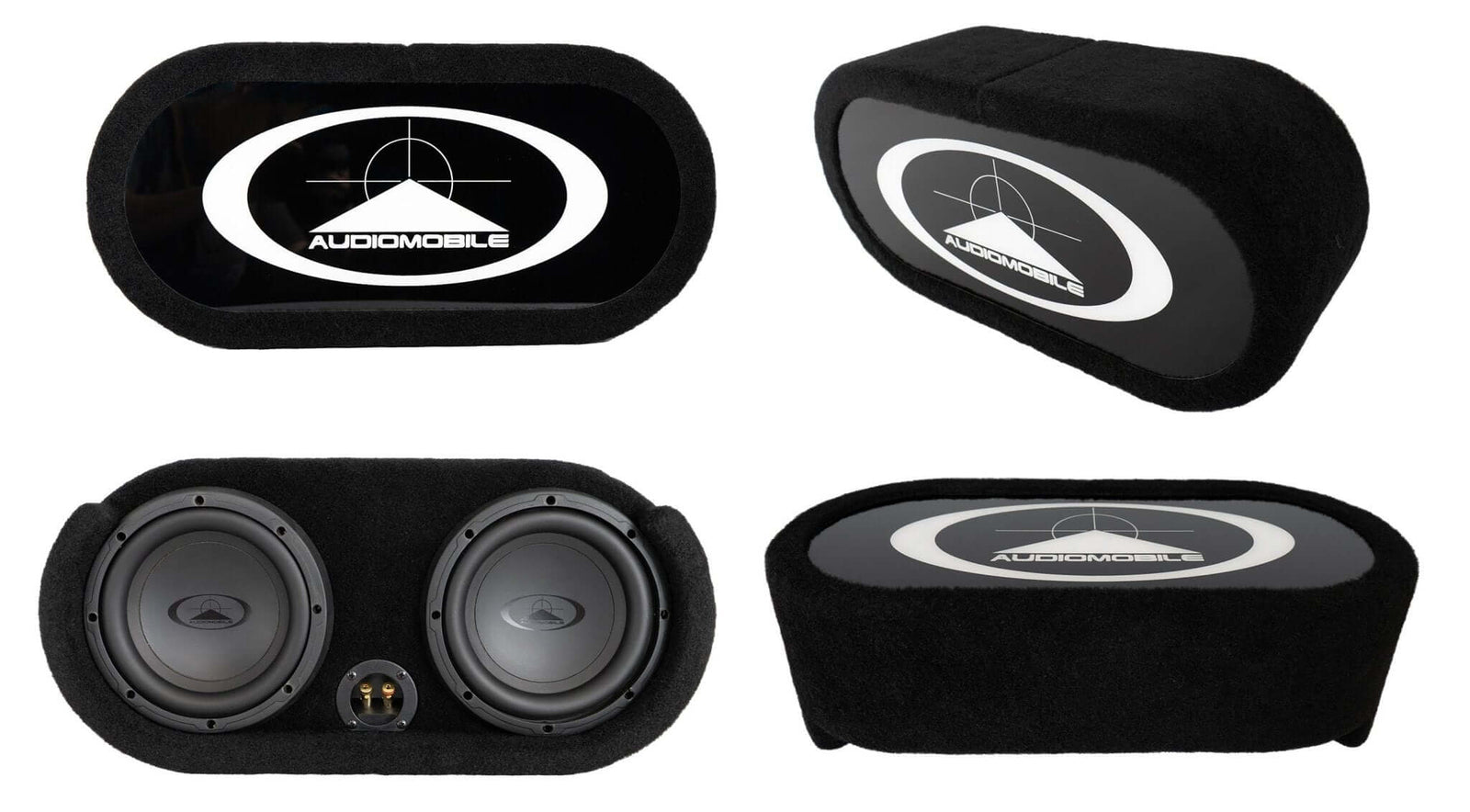 Round best sale subwoofer enclosure